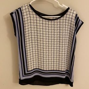 Short sleeve handkerchief shirt from Loft Outlet